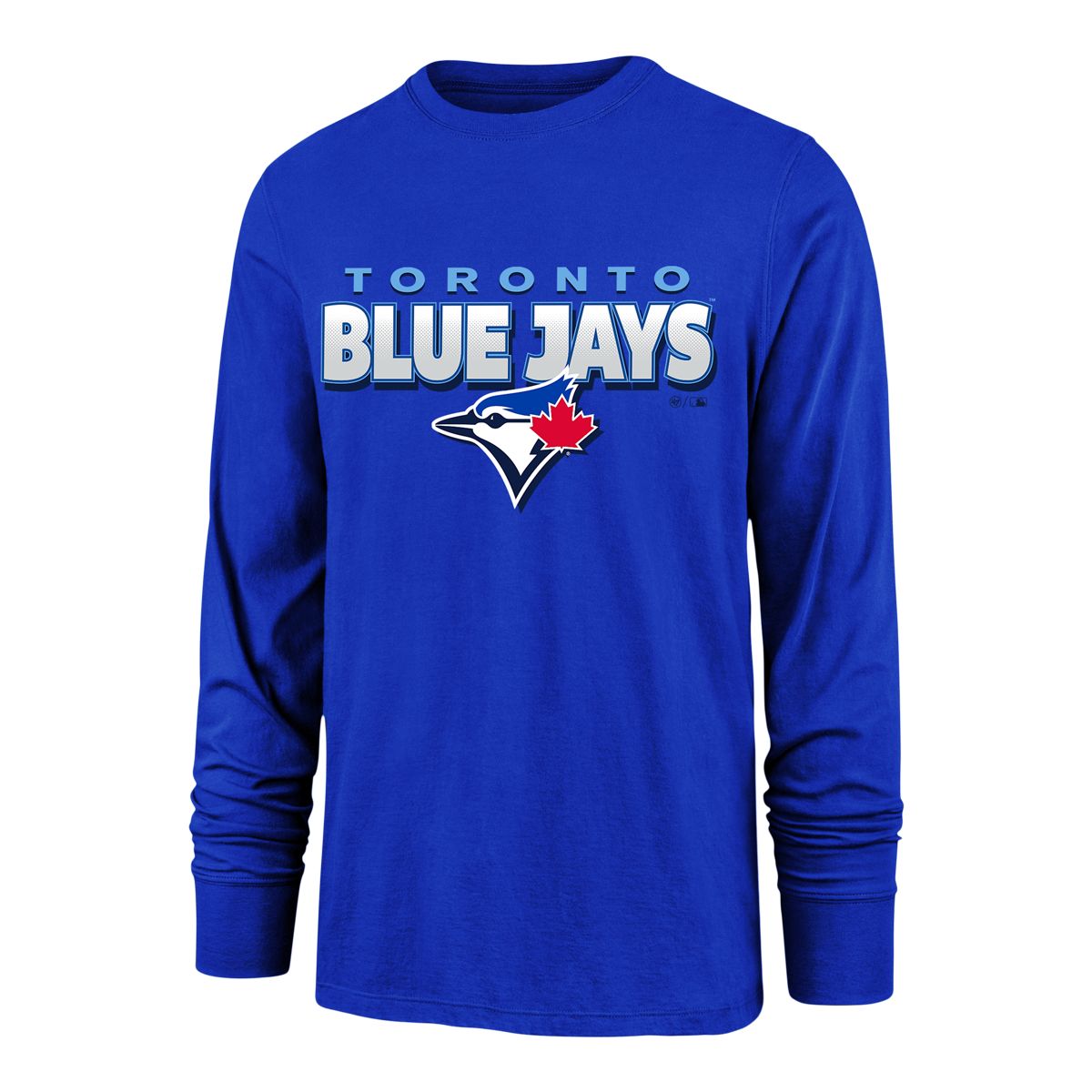 Toronto Blue Jays 47 Brand Half Drop Long Sleeve Shirt