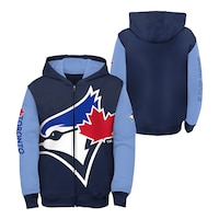 Child Toronto Blue Jays MLB Poster Board Full Zip Hoodie Composite_or_Mixed