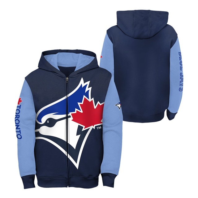 Youth Toronto Blue Jays MLB Poster Board Full Zip Hoodie SportChek