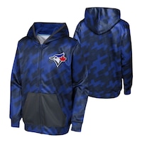 Youth Toronto Blue Jays MLB Ticker Tape Full Zip Hoodie Composite_or_Mixed
