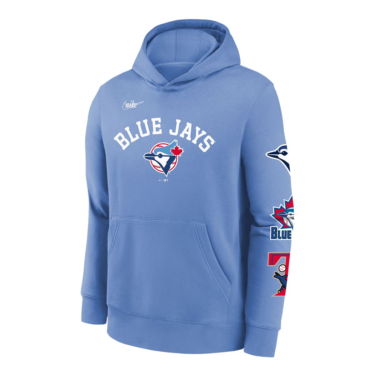 Youth Toronto Blue Jays Nike Rewind Lefty Club Fleece Hoodie