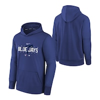 Youth Toronto Blue Jays Nike Dri-FIT Pregame Pullover Therma Hoodie Composite_or_Mixed