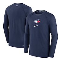 Toronto Blue Jays Nike Authentic Pro Game Long Sleeve Shirt Composite_or_Mixed