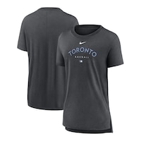 Toronto Blue Jays Nike Women's Authentic Pro Early Work T Shirt Composite_or_Mixed