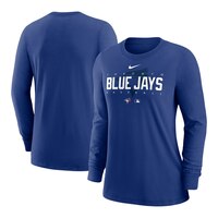 Toronto Blue Jays Nike Women's Authentic Pro Team Issue Long Sleeve Shirt Composite_or_Mixed
