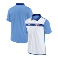 Toronto Blue Jays Nike Rewind Stripe Polo T Shirt Composite_or_Mixed