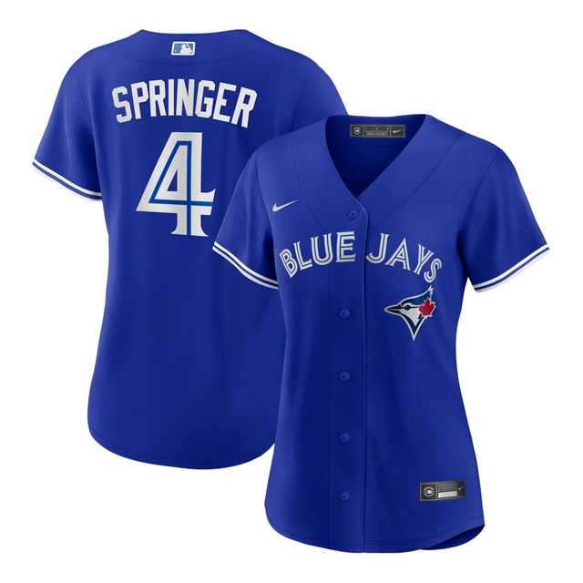 Nike Women's Toronto Blue Jays George Springer Lightweight Baseball Jersey