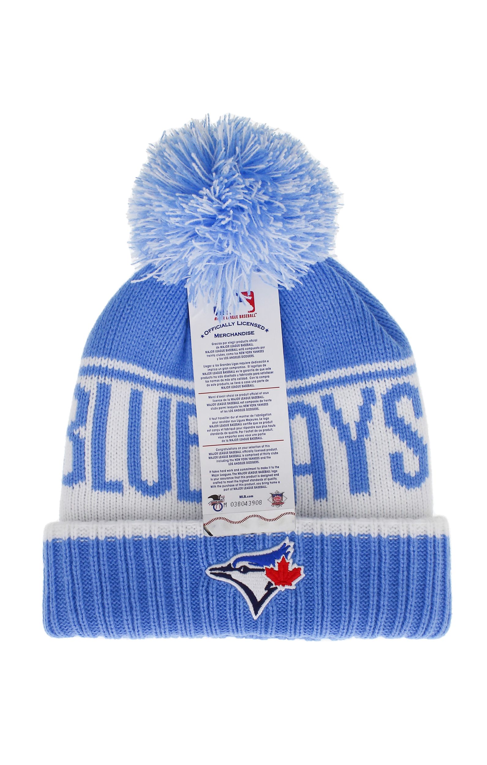 Toronto Blue Jays Gertex Heavy Knit Cuffed Pom Knit Cap