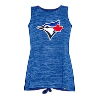 Toronto Blue Jays New Era Women's Space Dye Tank Top Front_Flat
