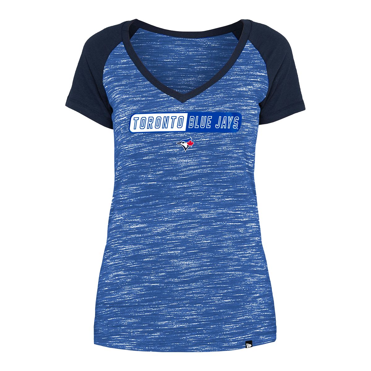 Toronto Blue Jays New Era Girl's Youth Jersey Stars V-Neck T-Shirt