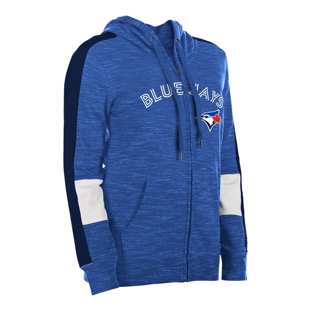 Toronto Blue Jays New Era Women's Space Dye Full Zip Hoodie