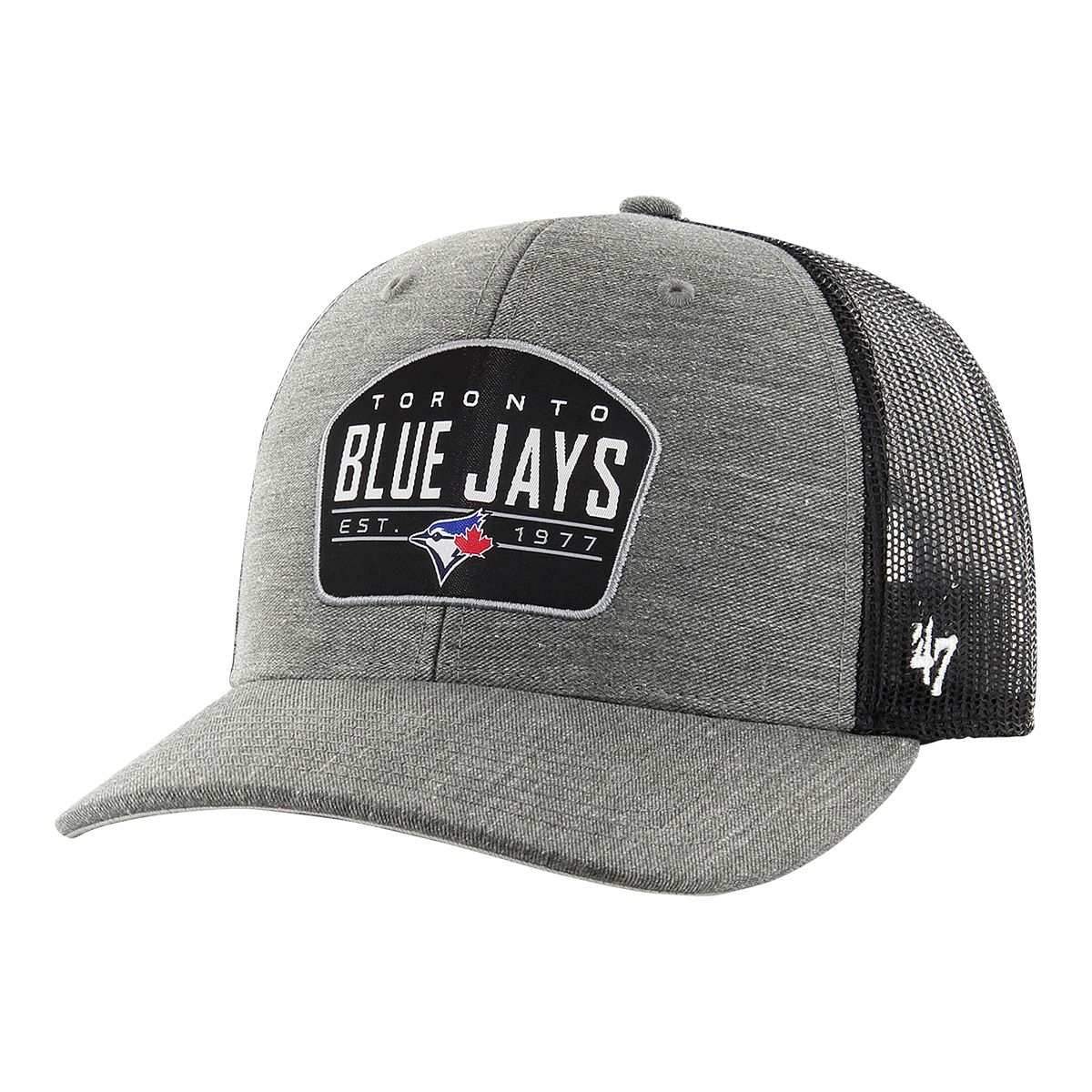 Toronto Blue Jays Mvp Black/White Adjustable - 47 Brand cap