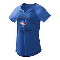 Toronto Blue Jays G-III Women's Grandslam T Shirt Front_Three_Fourths_Angled_Left
