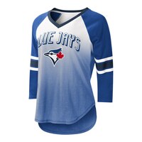 Toronto Blue Jays G-III Women's Lead Off 3/4 Top Front_Three_Fourths_Angled_Left