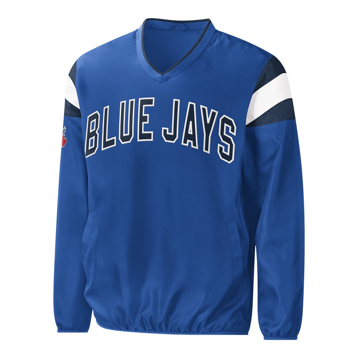 Image of Toronto Blue Jays G-Iii Clutch Hitter Vneck Jacket