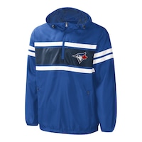 Toronto Blue Jays G-III Game Score Half Zip Jacket Front_Angled_Left