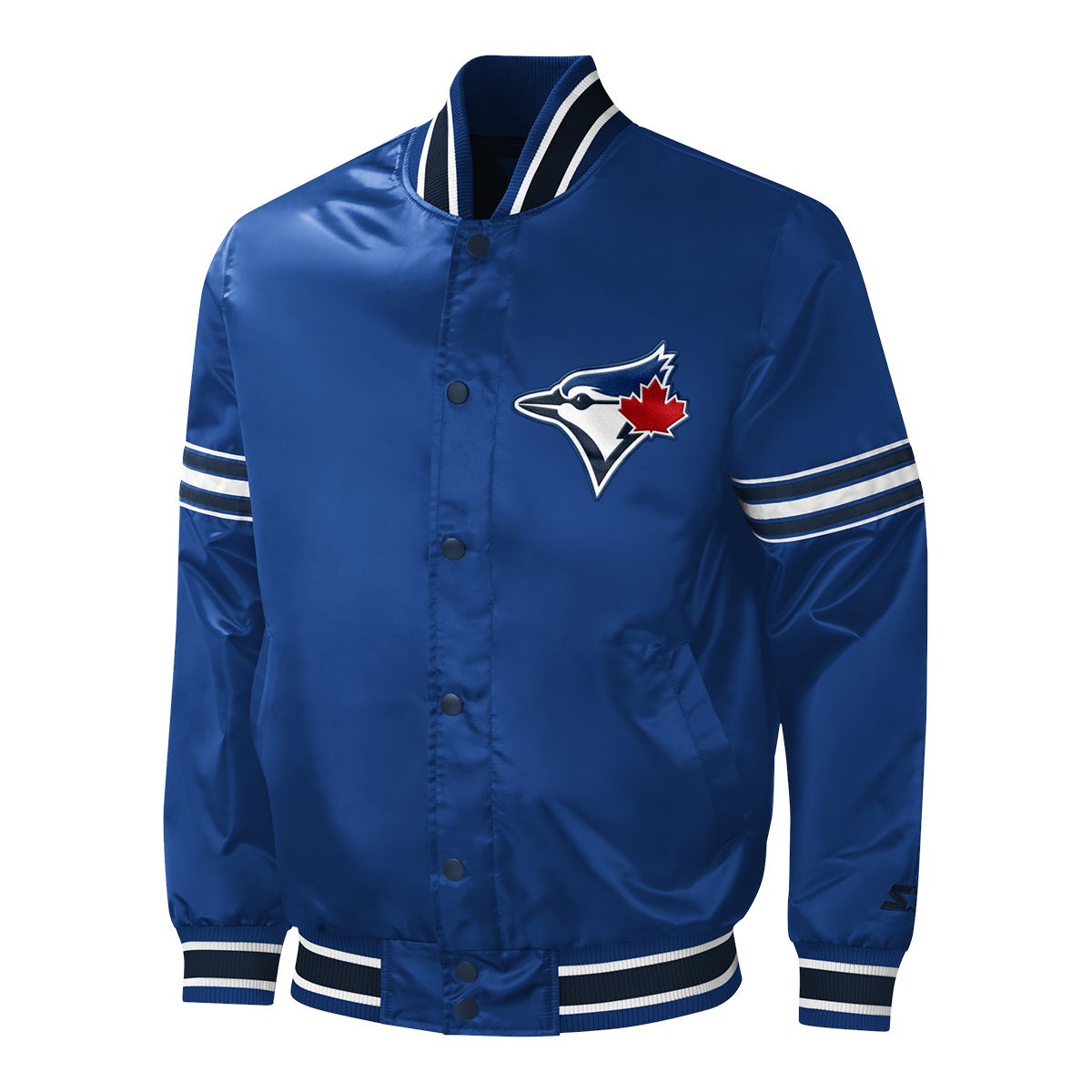 Image of Toronto Blue Jays Starter Midfield Satin Jacket