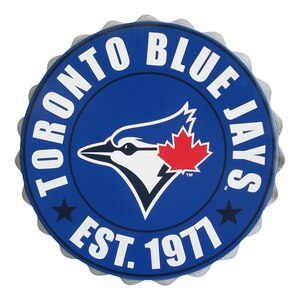 Toronto Blue Jays Forever Collectibles Bottle Cap Wall Logo