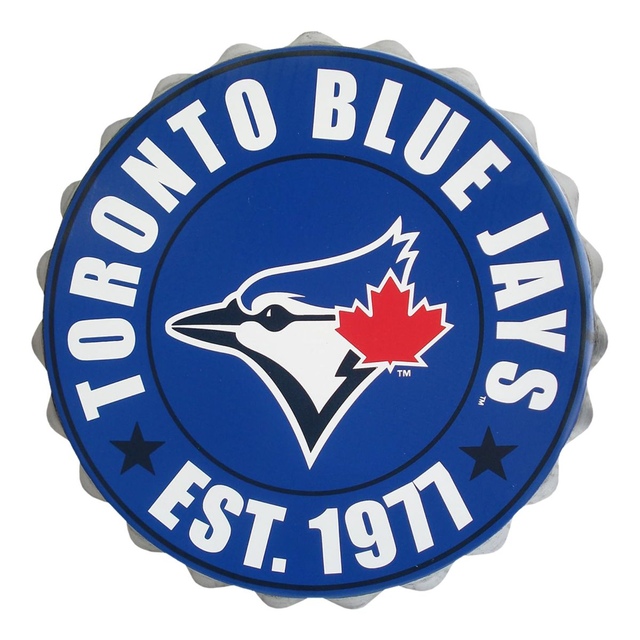 Toronto Blue Jays Forever Collectibles Bottle Cap Wall Logo Front_Flat