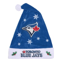 Toronto Blue Jays Forever Collectibles Snowflake Santa Hat
