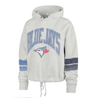 Toronto Blue Jays 47 Brand Women's Harper Hoodie Front_Angled_Left