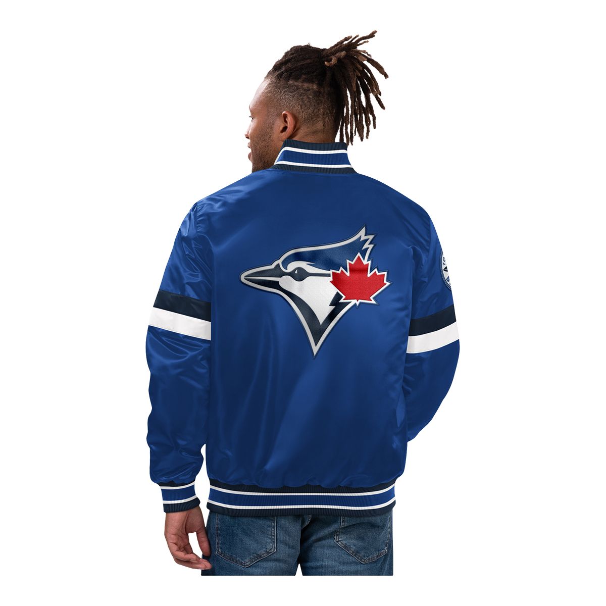 Toronto Blue Jays Starter Home Game Varsity Jacket