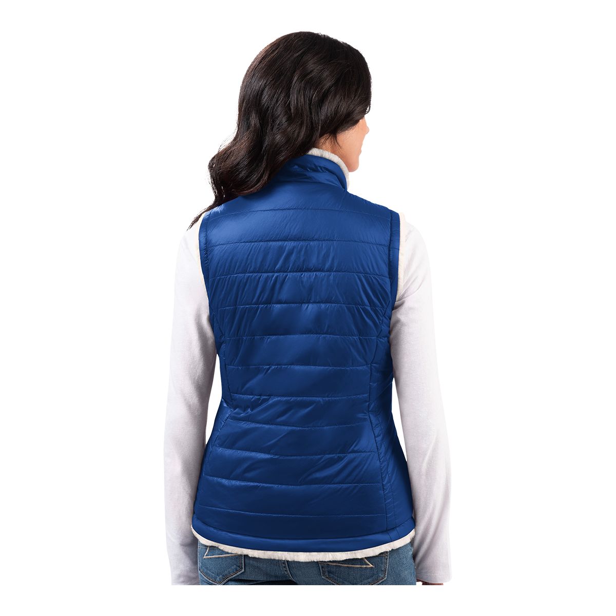 Toronto Blue Jays G-III Women's Tailgate Reversible Vest Jacket