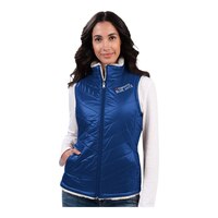 Toronto Blue Jays G-III Women's Tailgate Reversible Vest Jacket Front_Angled_Left