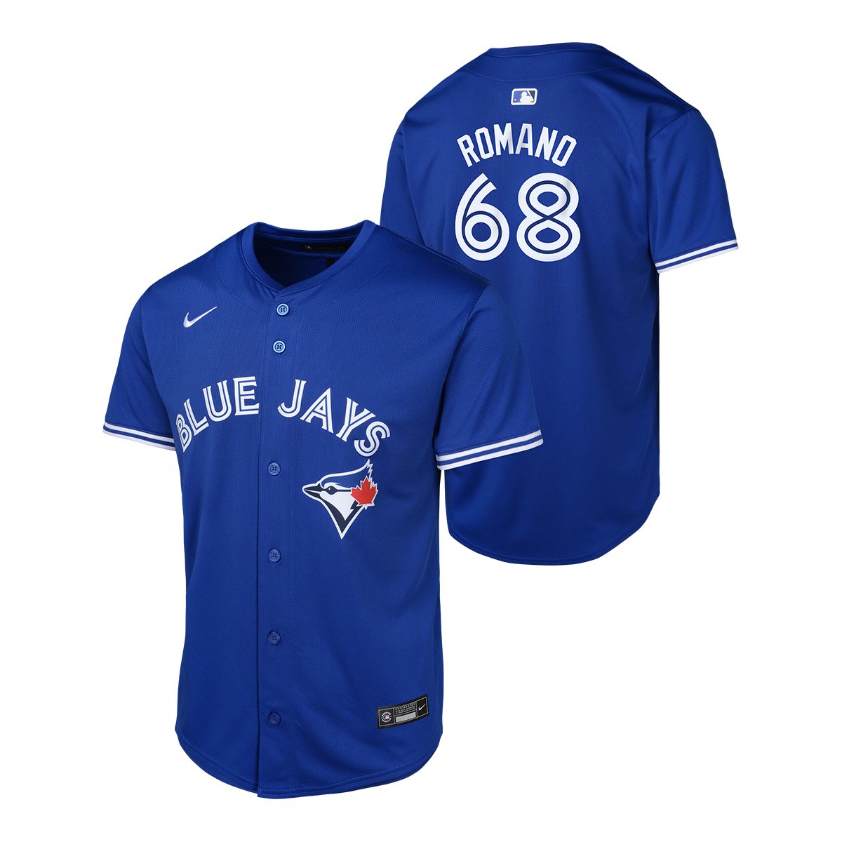 SportChek has Youth Toronto Blue Jays Nike Jordan Romano Limited Jersey