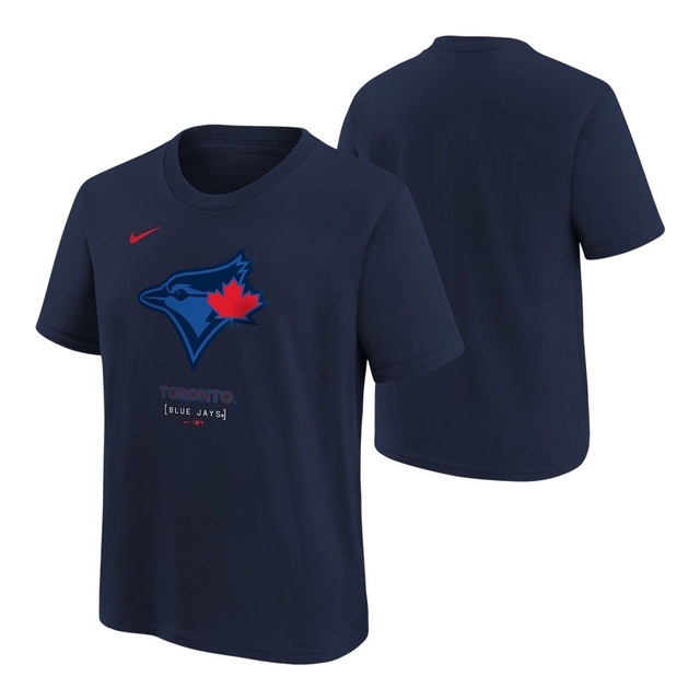 Youth Toronto Blue Jays Nike Large Logo City Connect T Shirt