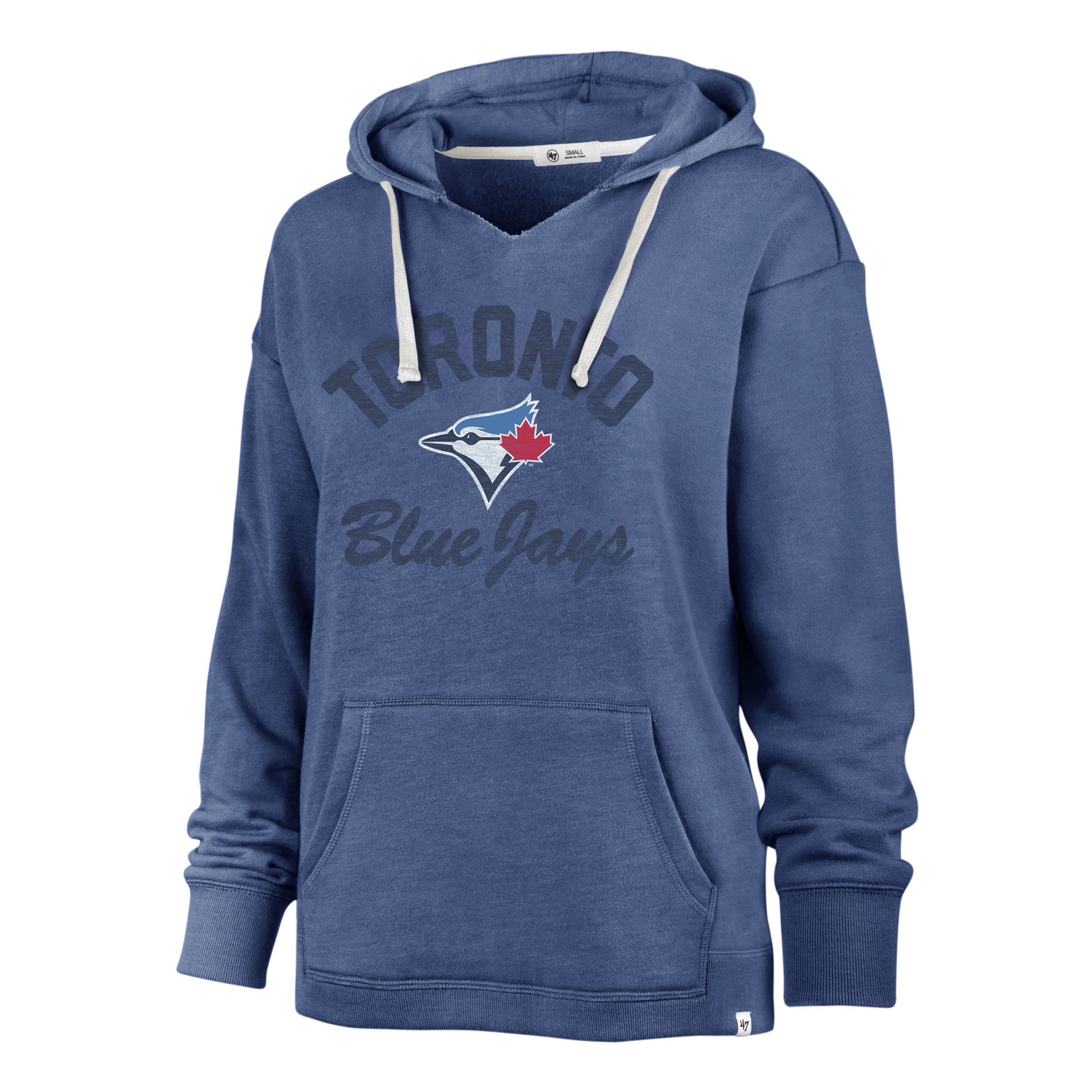 Toronto Blue Jays 47 Brand Women's Wrapped Up Kennedy Hoodie