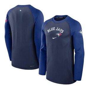 Toronto Blue Jays Nike Authentic Collection Striped Polo T Shirt