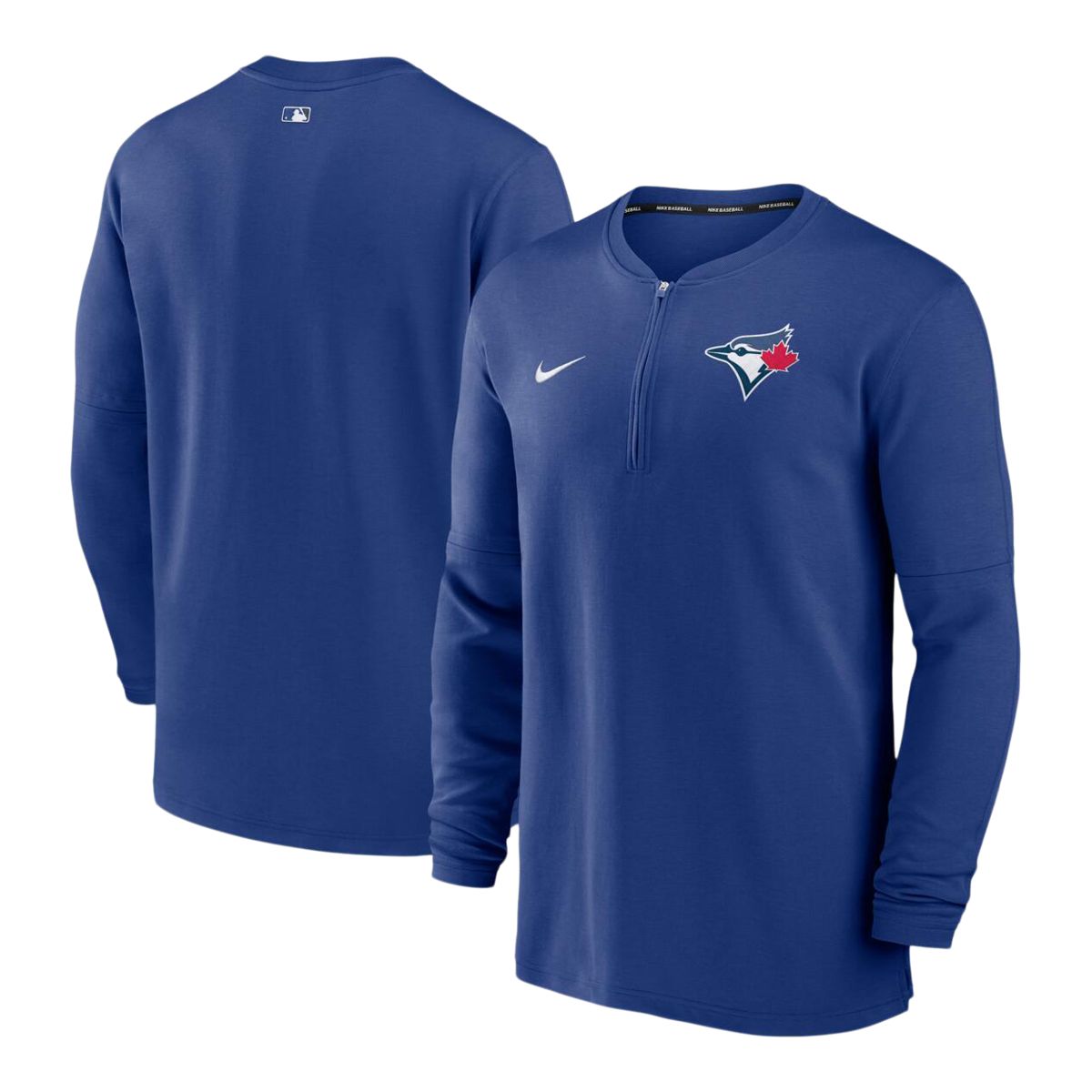 Toronto Blue Jays Nike Authentic Collection 1/2 Zip Long Sleeve Top