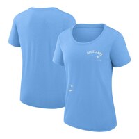 Toronto Blue Jays Nike Women's Authentic Collection Scoop Polo T Shirt Composite_or_Mixed