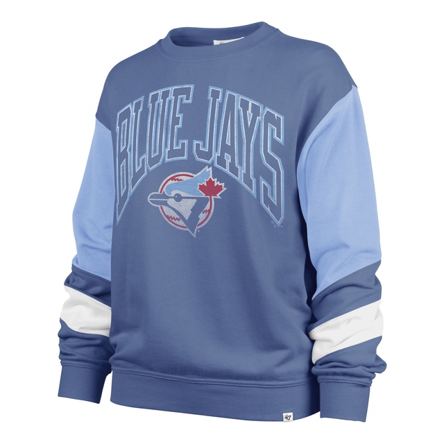 Toronto Blue Jays 47 Brand Women's Double Header Sweatshirt