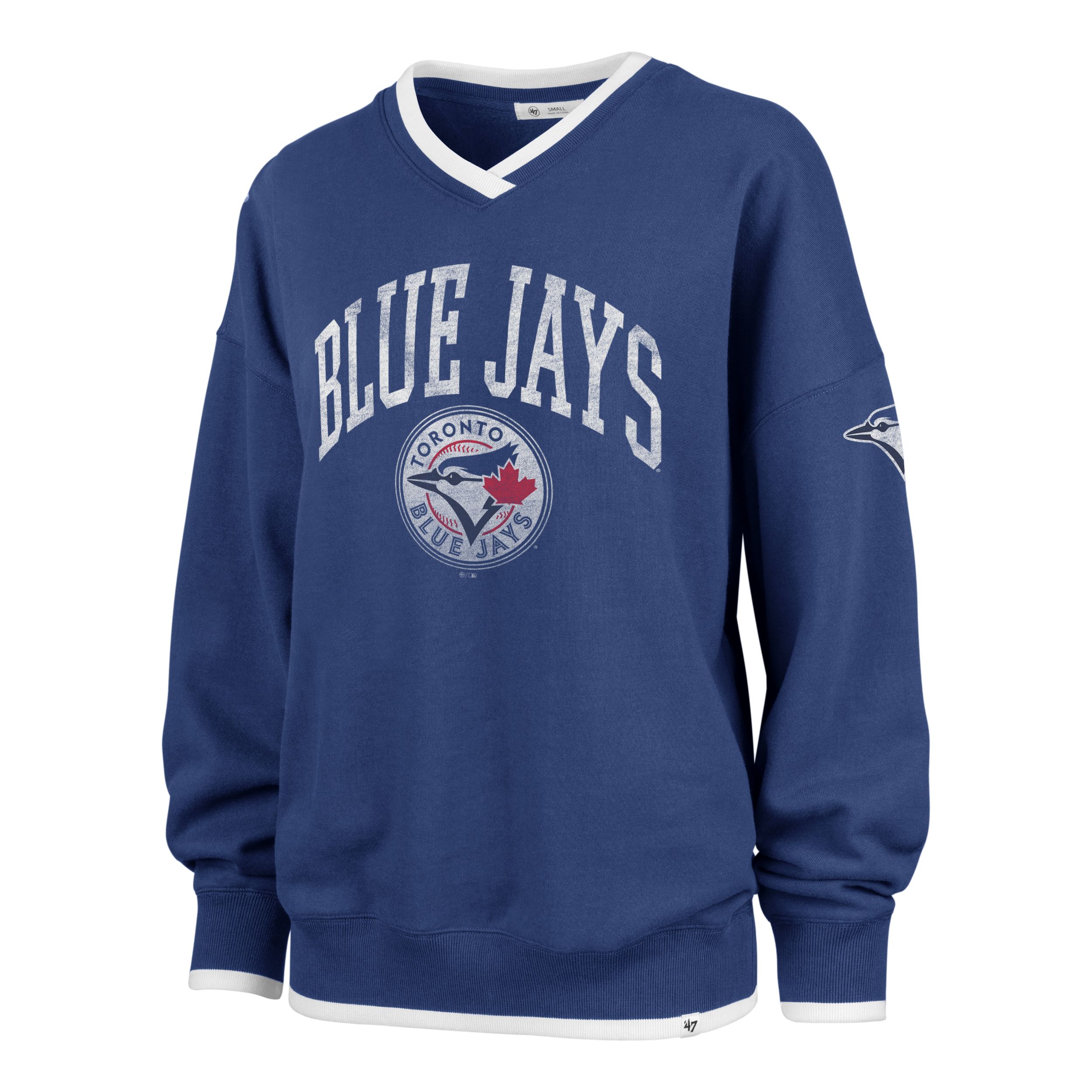 Toronto Blue Jays 47 Brand Women's Eighties Pullover Jacket SportChek