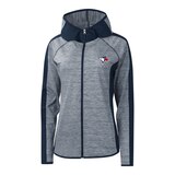 G-III Toronto Blue Jays Women's Reflective Team Name Jacket Front_Angled_Left