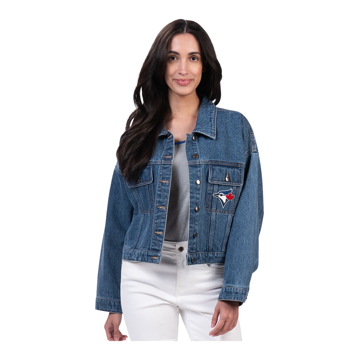 Toronto Blue Jays G-III Women's Victory Denim Jacket