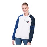 Toronto Blue Jays STARTER  Women's Curve Ball Jacket Front_Angled_Left