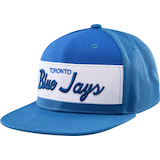 Toronto Blue Jays Mitchell & Ness Retro Sport Snapback Coop Cap Front_Three_Fourths_Angled_Left