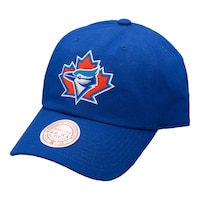 Toronto Blue Jays Mitchell & Ness Evergreen Strapback Coop Cap Front_Angled_Left
