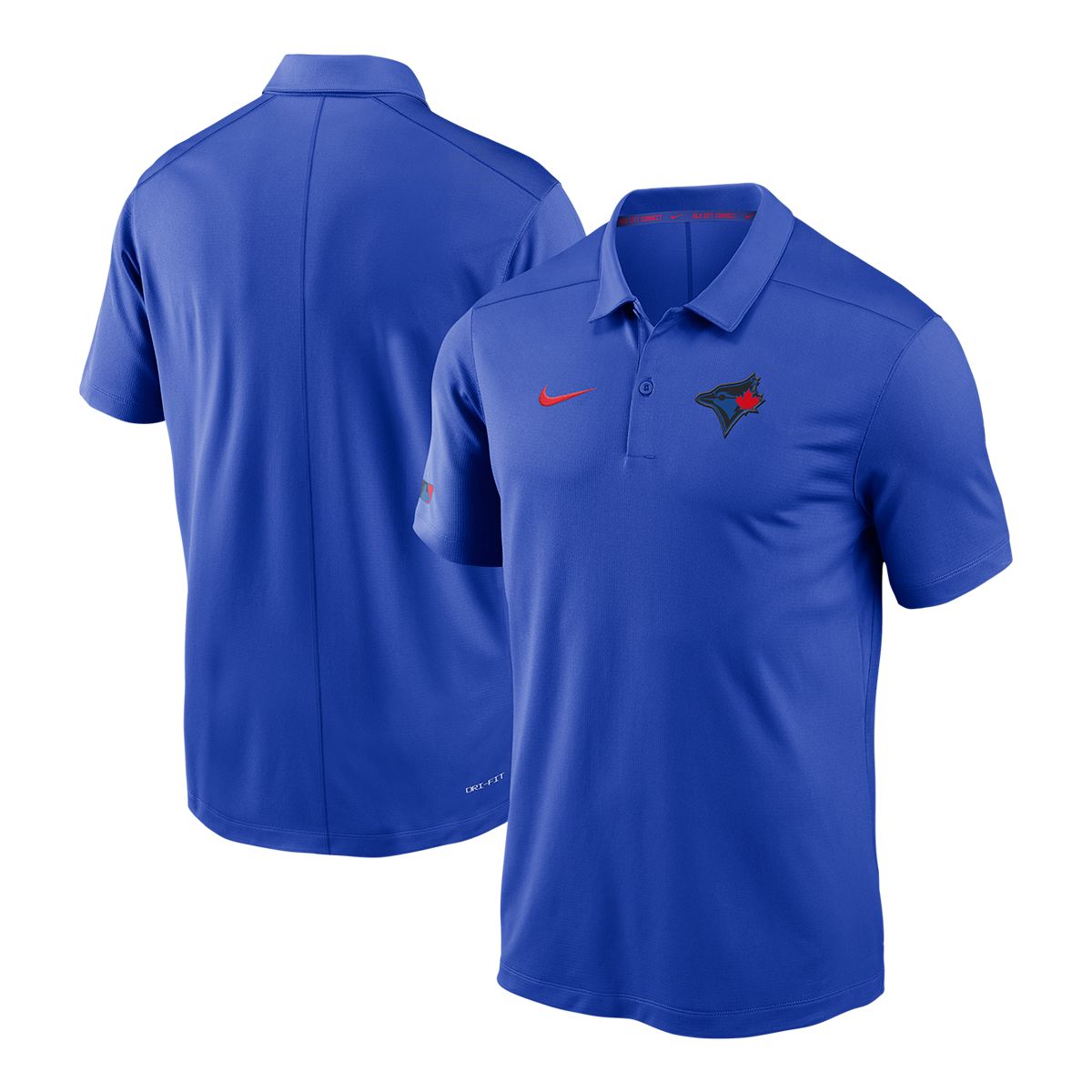 Toronto Blue Jays Nike AC City Connect Striped Polo T Shirt