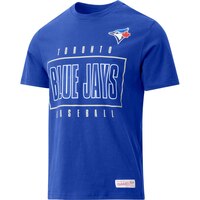 Toronto Blue Jays Mitchell & Ness Coop Halgway T Shirt Front_Angled_Left