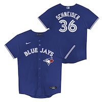 Child Toronto Blue Jays Davis Schneider Nike Jersey Composite_or_Mixed