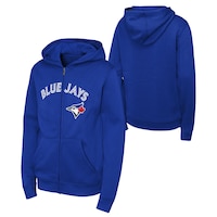 Youth Toronto Blue Jays Outerstuff Wordmark Full Zip Hoodie Composite_or_Mixed