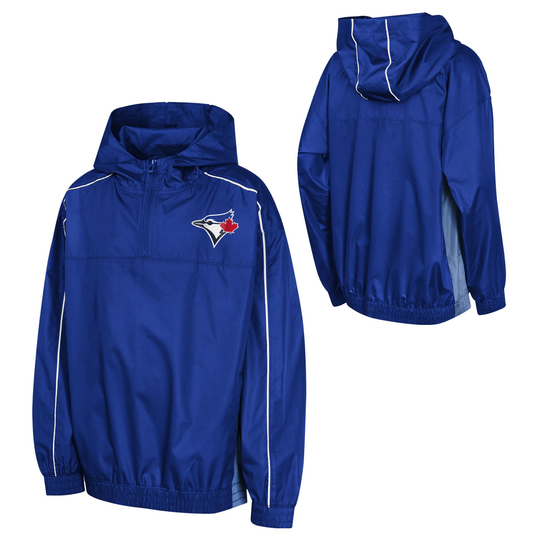 Youth Toronto Blue Jays Outerstuff Supremacy 1/4 Zip Hoodie