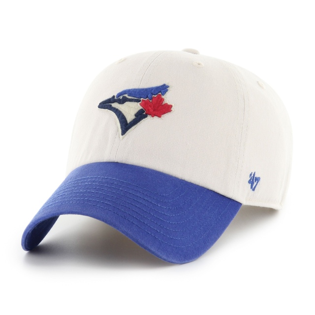Toronto Blue Jays 47  Brand Grand Stand Clean Up Baseball Cap Front_Angled_Left