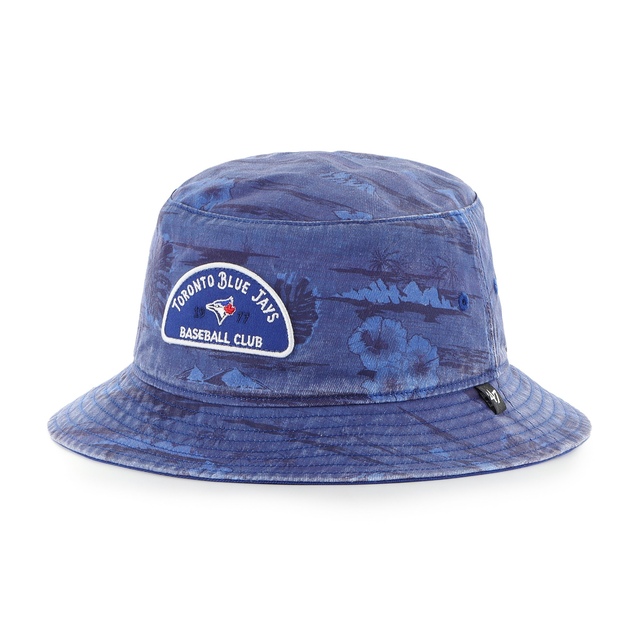 Toronto Blue Jays 47 Brand Fiji Bucket Hat Front_Angled_Left