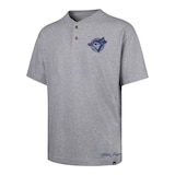 Toronto Blue Jays 47 Brand Henley All Field Fifties Top Front_Angled_Left