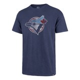 Toronto Blue Jays 47 Brand Grit Vintage T Shirt Front_Angled_Left